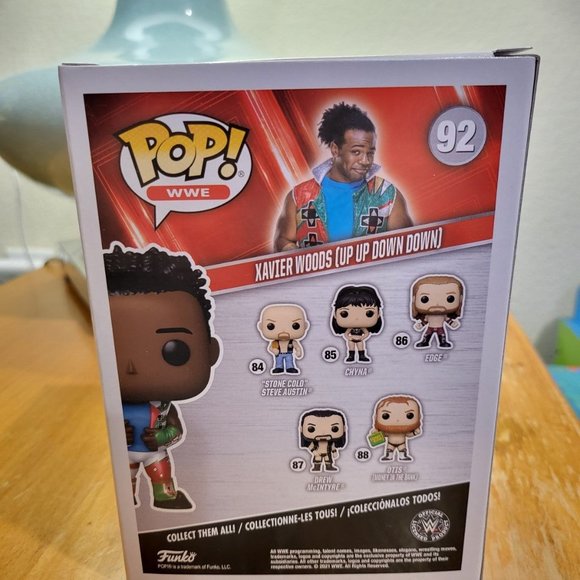 WWE Xavier Woods (Up Up Down Down) Target Exclusive Funko Pop - Picture 3 of 7